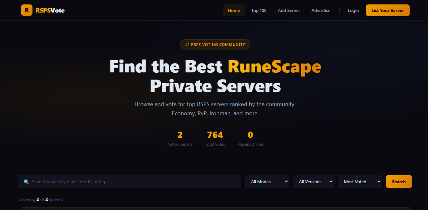 Community voting platform with user accounts, live rankings and anti-fraud